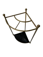 Hollywood Regency Brass Umbrella Stand, 1960s